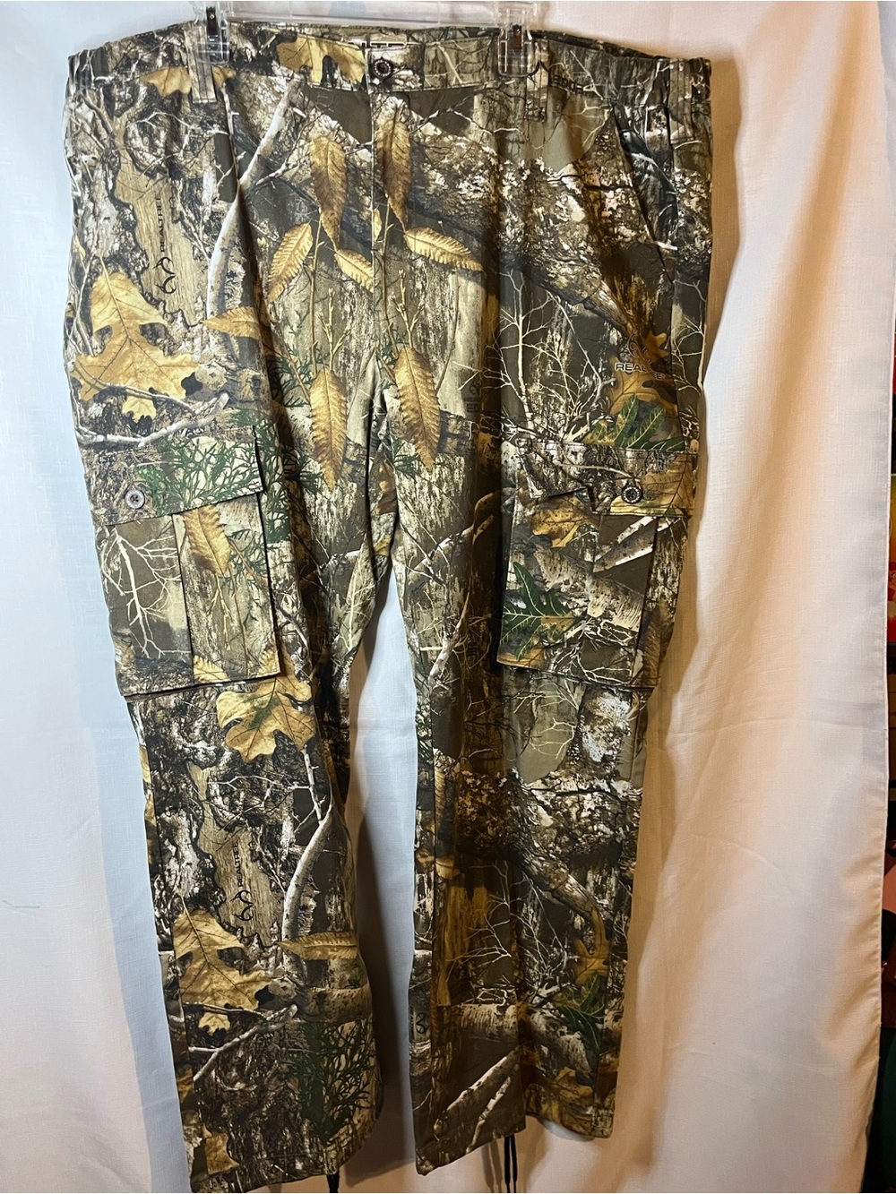 Realtree Men's Camo Cargo Pants - Olive, Brown & Tan